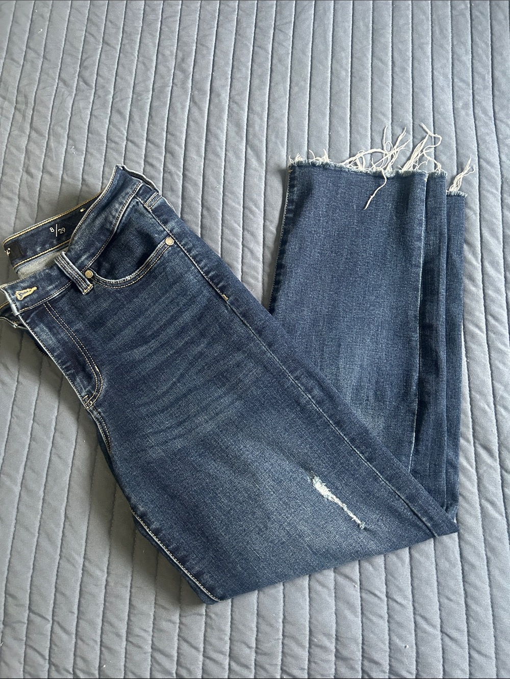 Liverpool cropped straight jeans